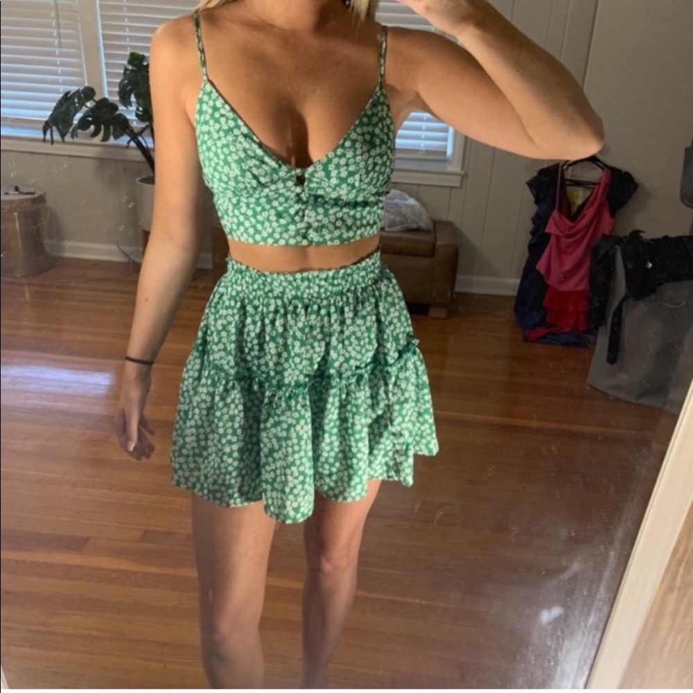 Two Piece Floral Set